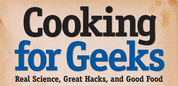 Cover van Cooking for Geeks